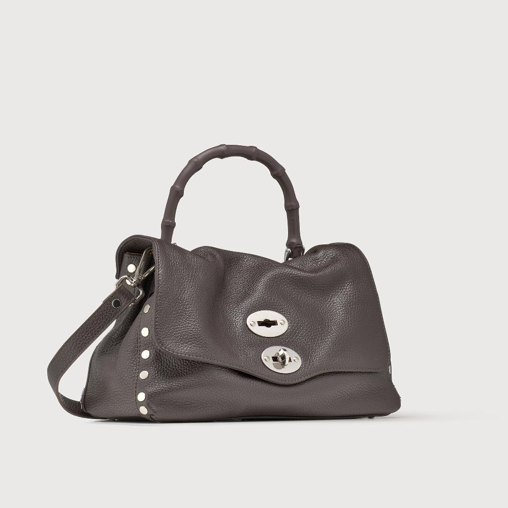 Zanellato BORSA POSTINA® SMALL IN PELLE MARTELLATA BROWN MOCACCINO | Zanellato 2025