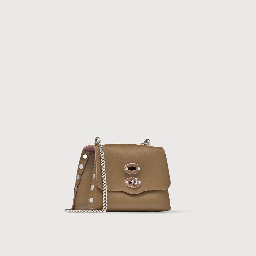 Zanellato BORSA POSTINA® SUPER BABY IN PELLE RIGENERATA GREEN PANTELLERIA | Zanellato Qualità