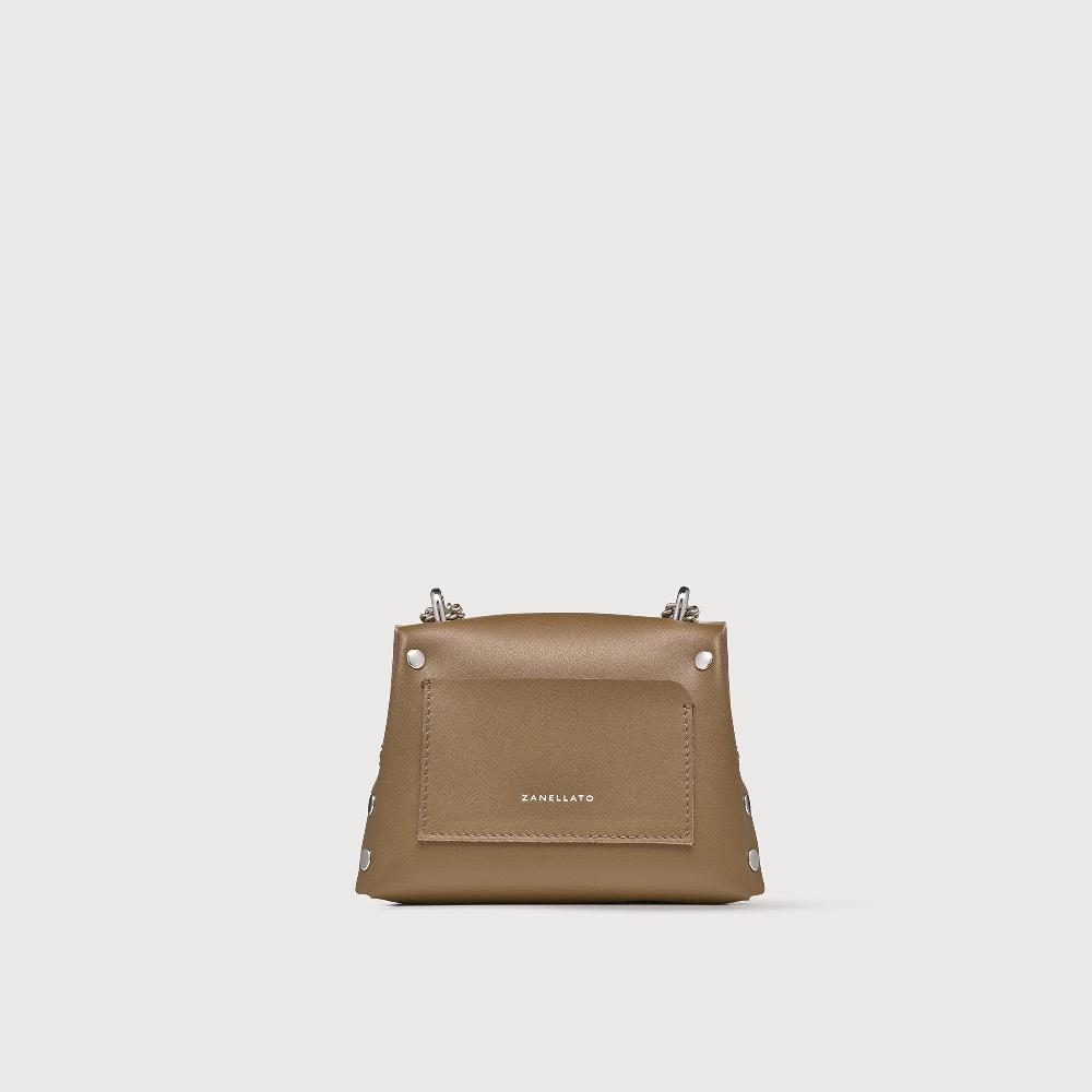 Zanellato BORSA POSTINA® SUPER BABY IN PELLE RIGENERATA GREEN PANTELLERIA | Zanellato Qualità