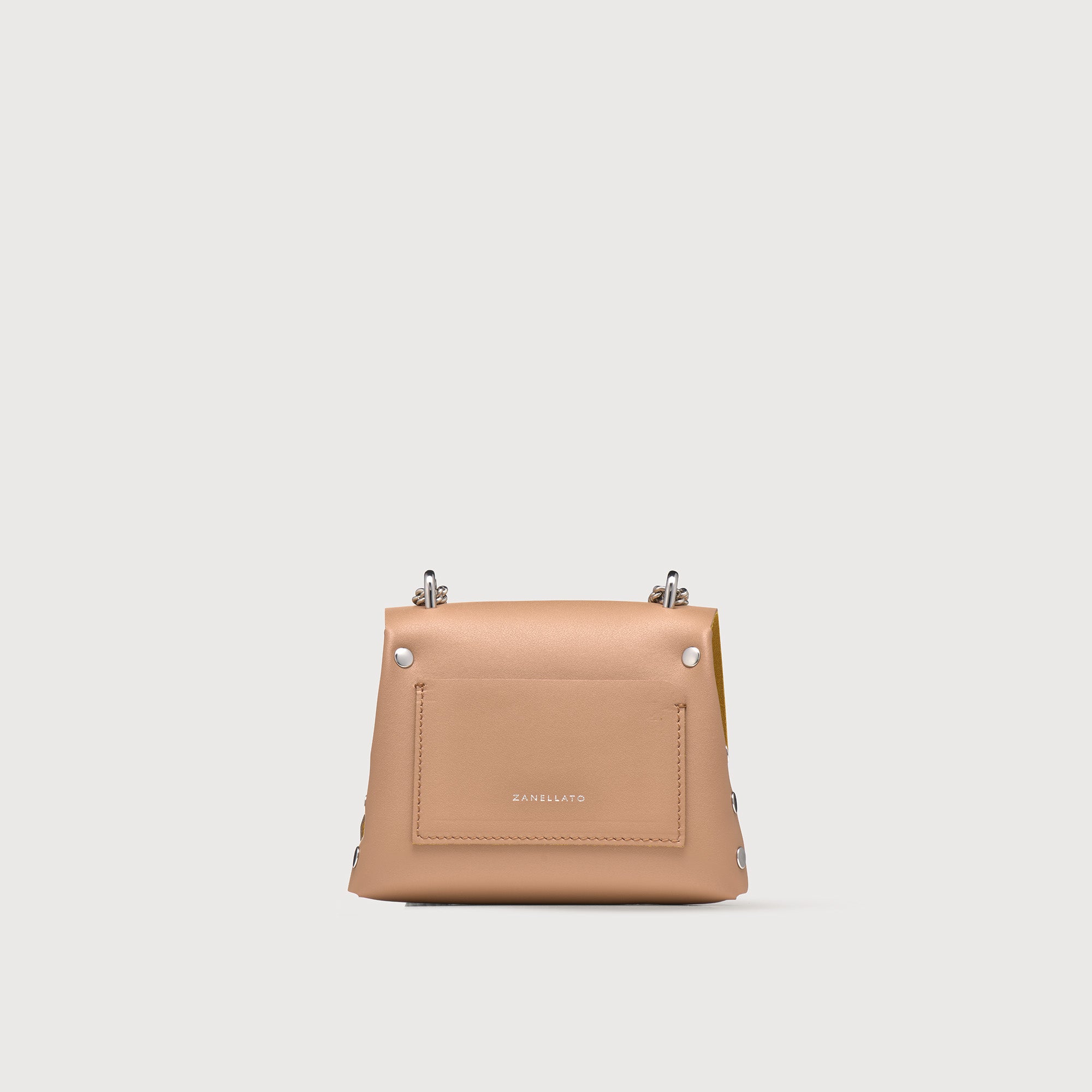 Zanellato BORSA POSTINA® SUPER BABY IN PELLE RIGENERATA BEIGE DEL MUGELLO | Zanellato Promozione