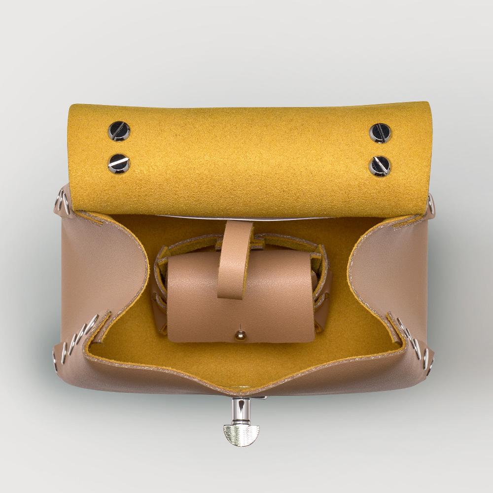 Zanellato BORSA POSTINA® SUPER BABY IN PELLE RIGENERATA BEIGE DEL MUGELLO | Zanellato Promozione