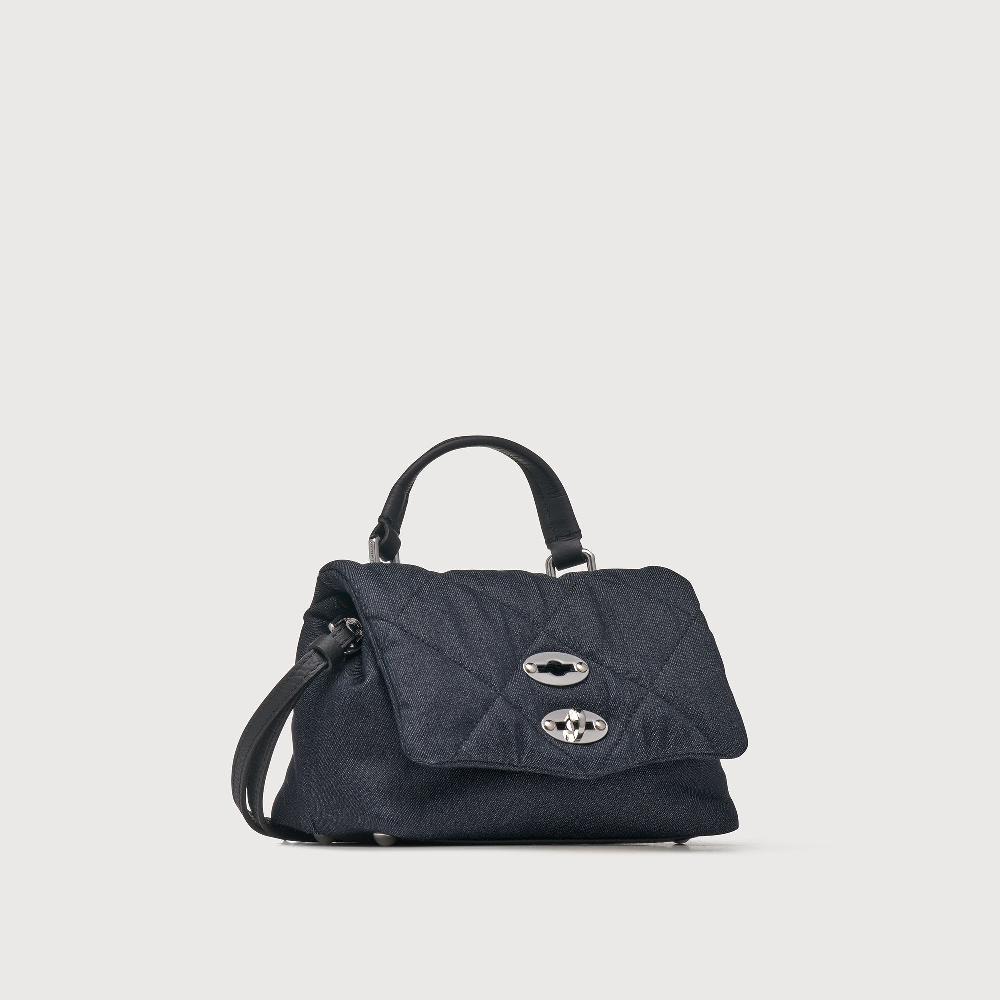 Zanellato BORSA POSTINA® BABY IN TESSUTO DENIM PADDED BLUE NIMES | Zanellato Soddisfazione Garantita