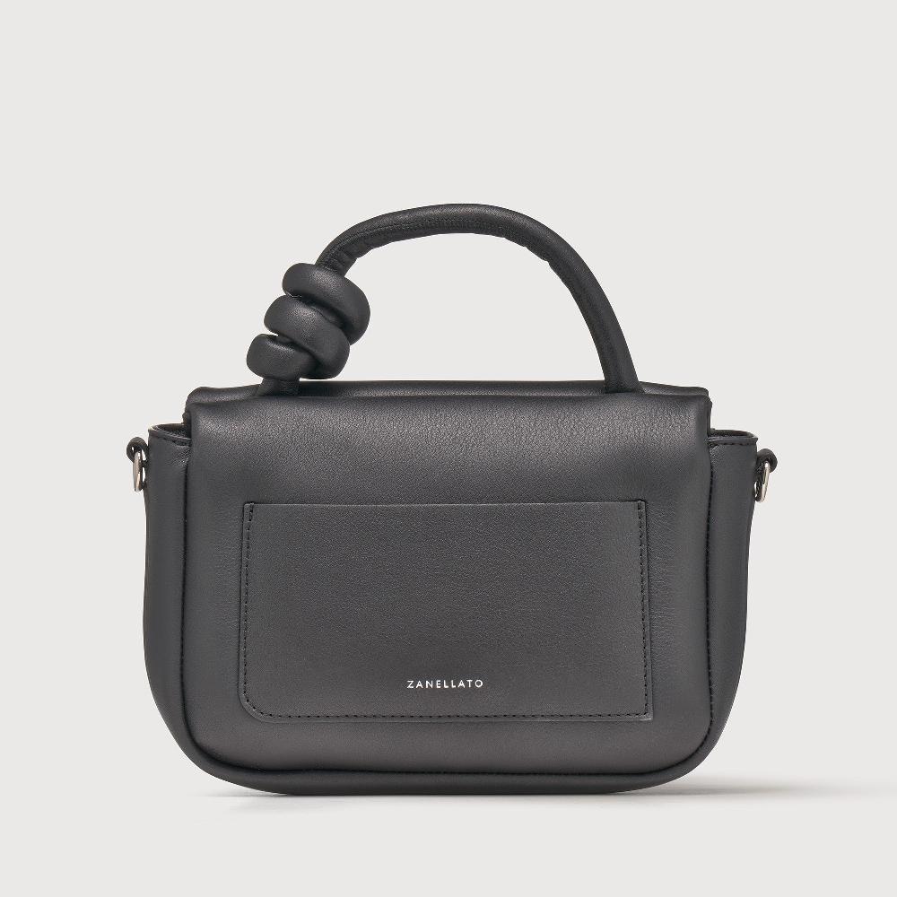 Zanellato BORSA ELLA SOFT MEDIUM IN PELLE LISCIA BLACK NERO | Zanellato Affare Del Giorno