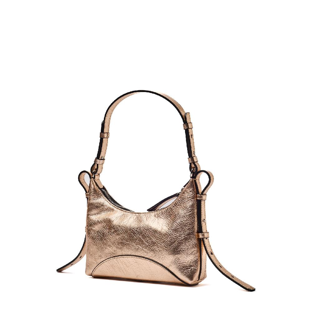 Zanellato BORSA MITA SMALL IN PELLE MARTELLATA GOLD CRISTALLO | Zanellato Convenienza