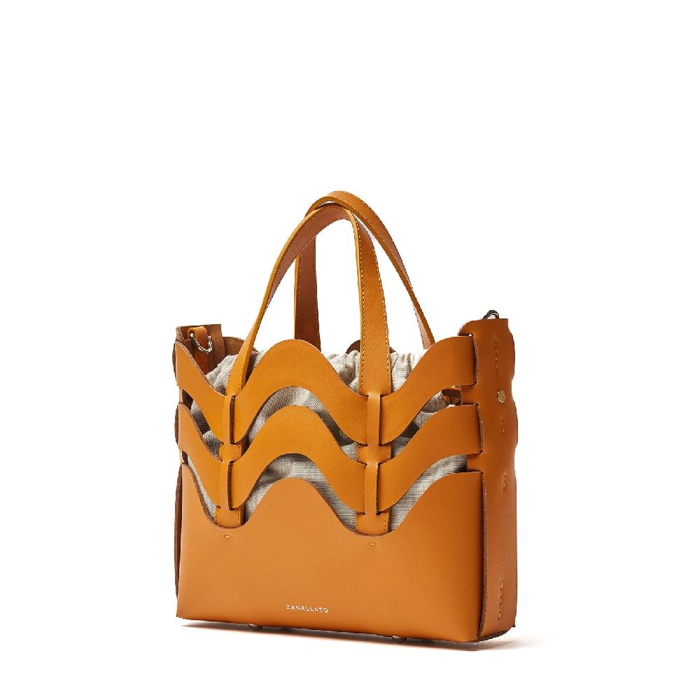 Zanellato BORSA DUNE SMALL IN PELLE RIGENERATA ORANGE ARANCETO | Zanellato Online