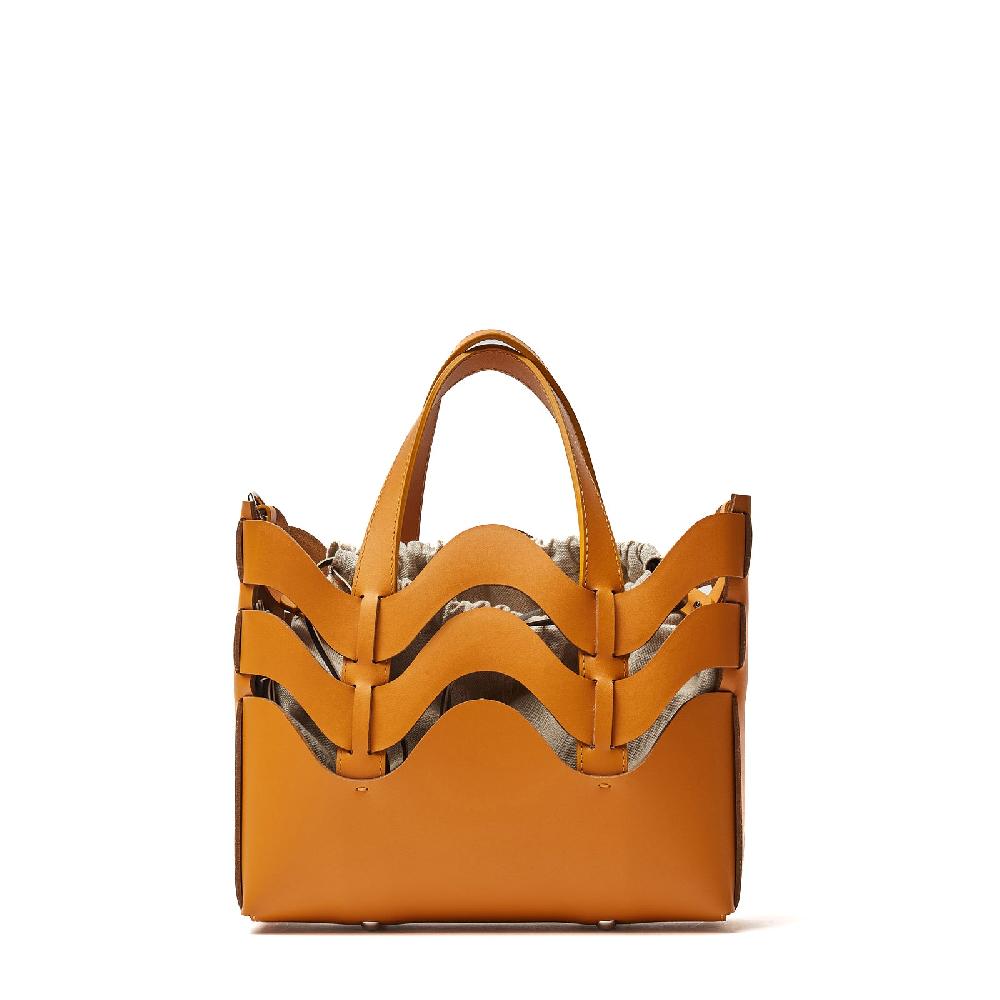 Zanellato BORSA DUNE SMALL IN PELLE RIGENERATA ORANGE ARANCETO | Zanellato Online