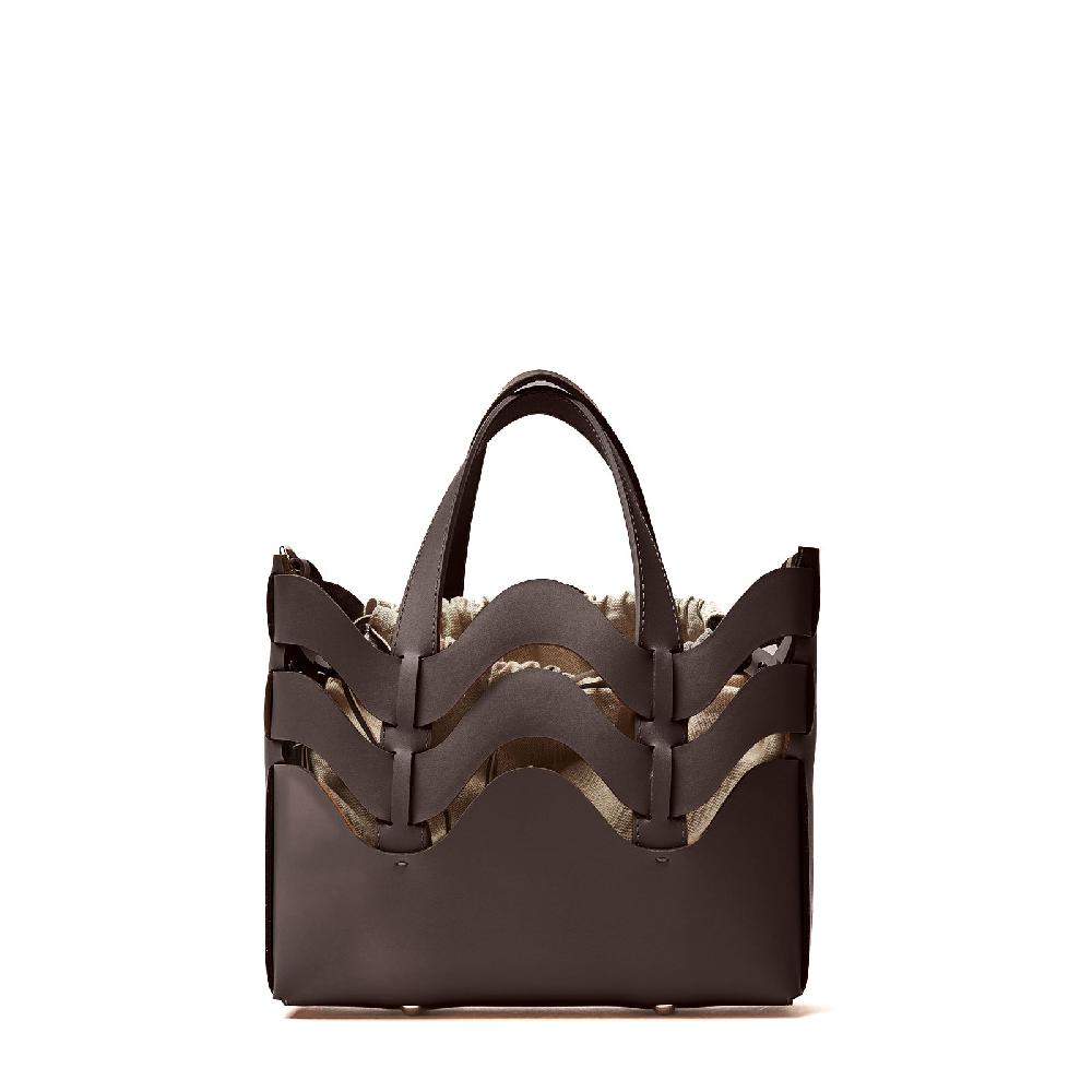 Zanellato BORSA DUNE SMALL IN PELLE RIGENERATA BROWN WENGHE | Zanellato 50% di sconto con spedizione gratuita