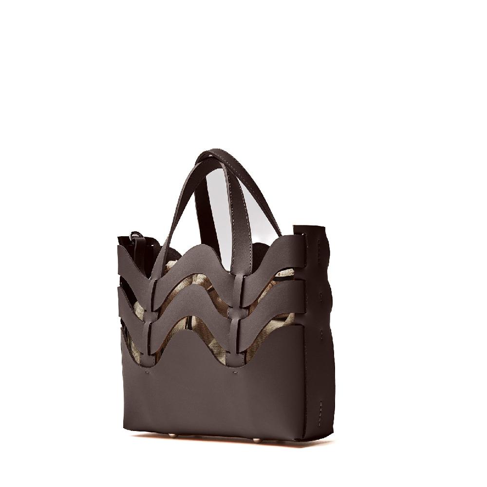 Zanellato BORSA DUNE SMALL IN PELLE RIGENERATA BROWN WENGHE | Zanellato 50% di sconto con spedizione gratuita
