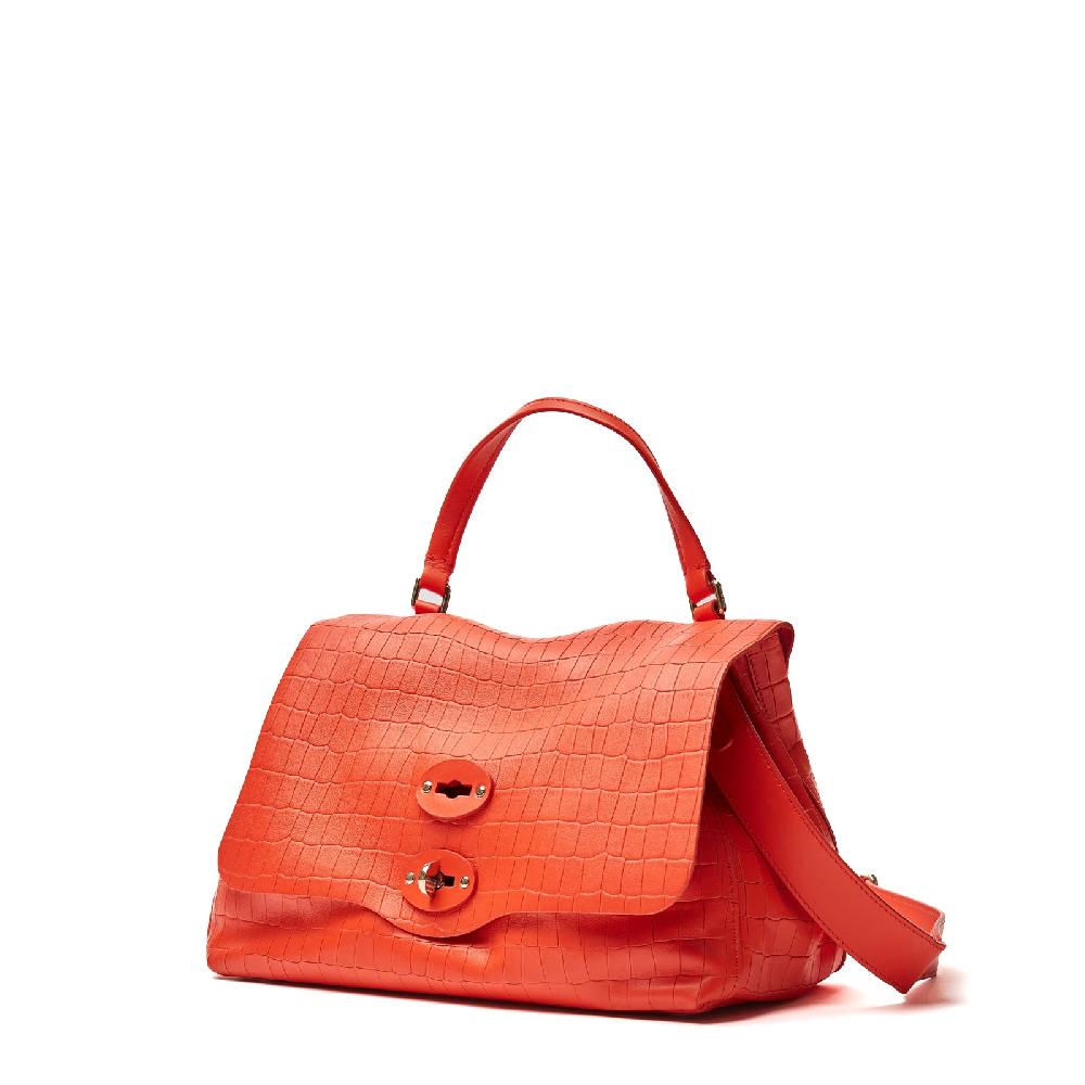 Zanellato BORSA POSTINA® SMALL IN PELLE STAMPATA RED MEDUSA | Zanellato Offerte