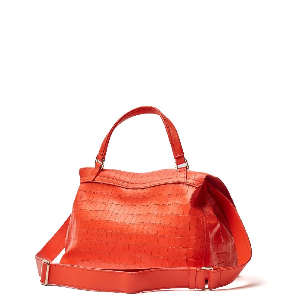 Zanellato BORSA POSTINA® SMALL IN PELLE STAMPATA RED MEDUSA | Zanellato Offerte