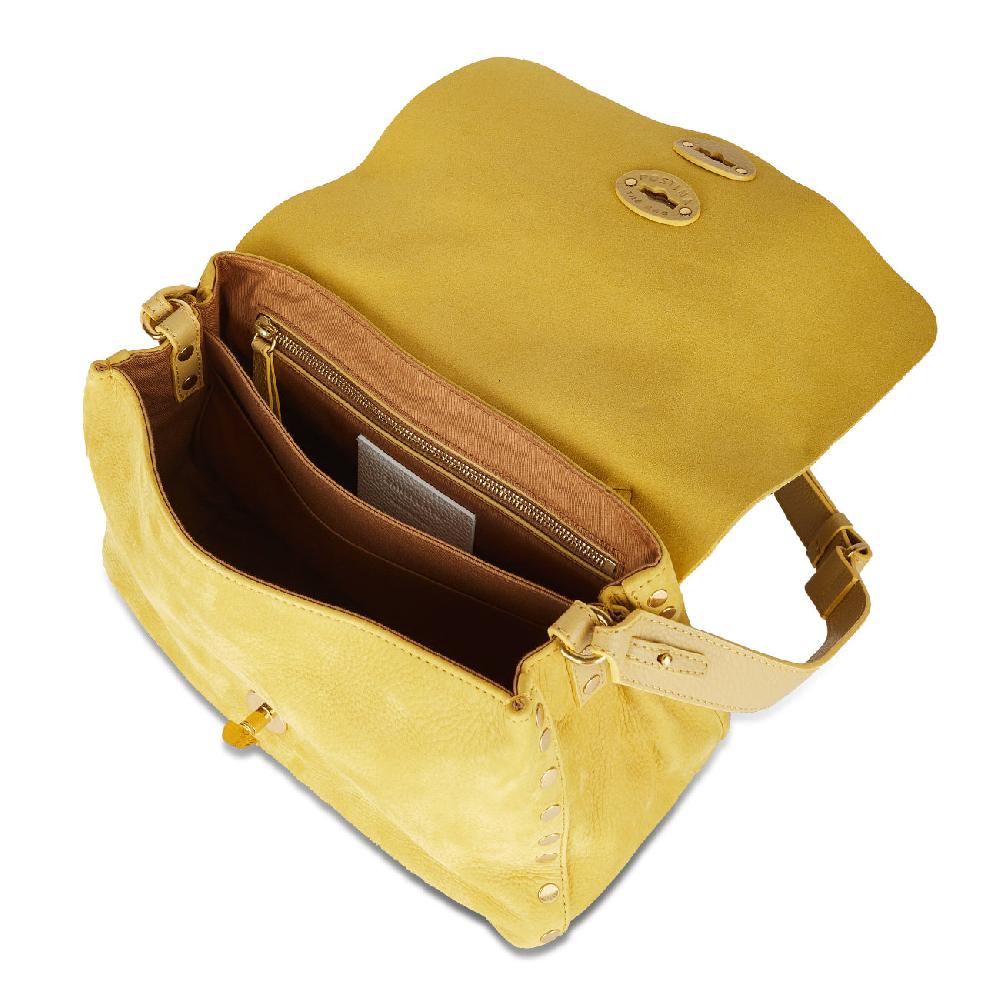 Zanellato BORSA POSTINA® SMALL IN PELLE NABUK YELLOW | Zanellato Vendite Flash