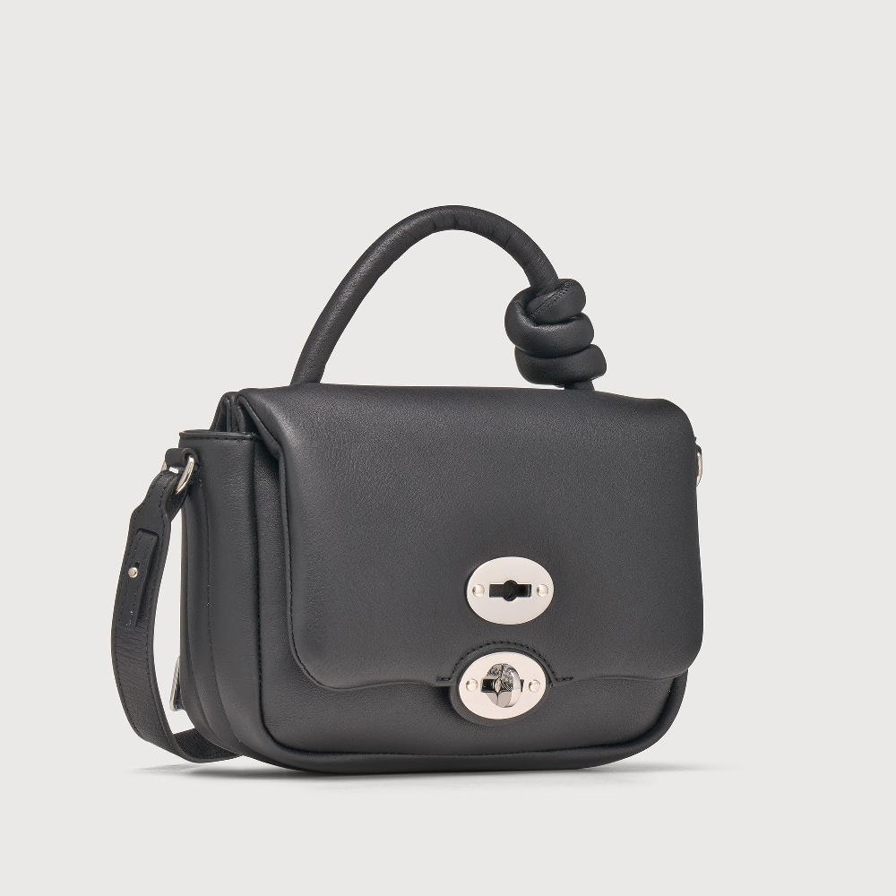 Zanellato BORSA ELLA SOFT SMALL IN PELLE LISCIA BLACK NERO | Zanellato 2025