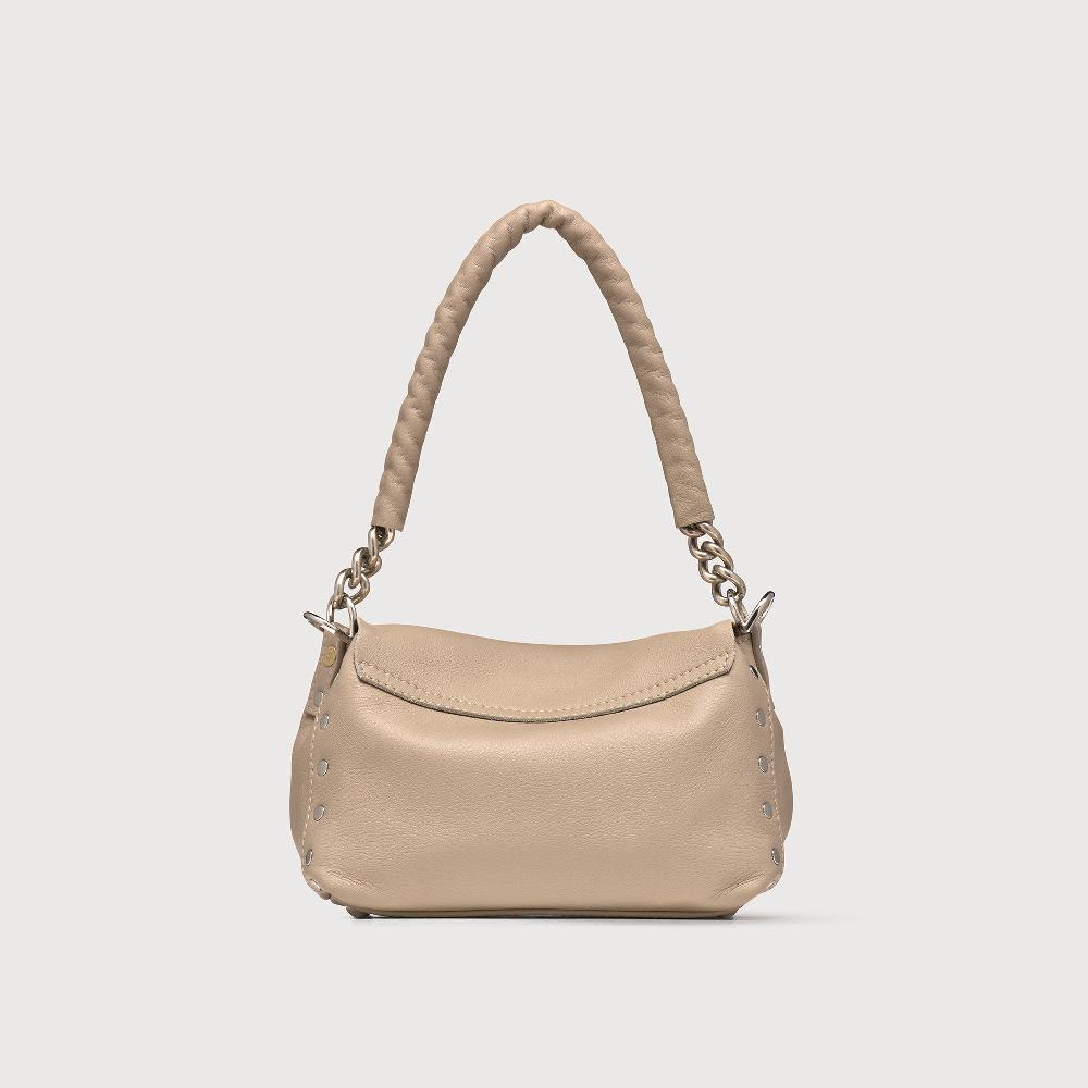 Zanellato BORSA POSTINA® BABY IN PELLE LISCIA GREY SASSONE | Zanellato Italy