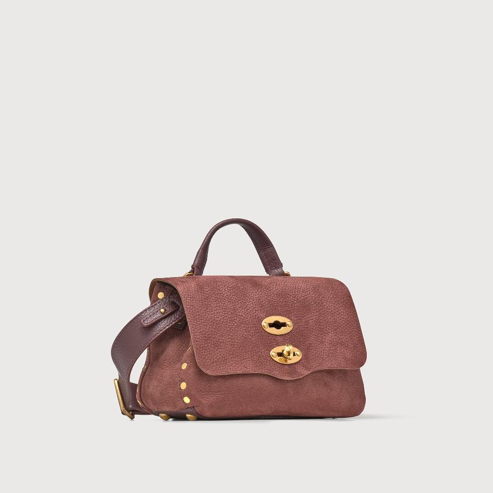 Zanellato BORSA POSTINA® BABY IN PELLE NABUK RED BARBERA | Zanellato In Linea