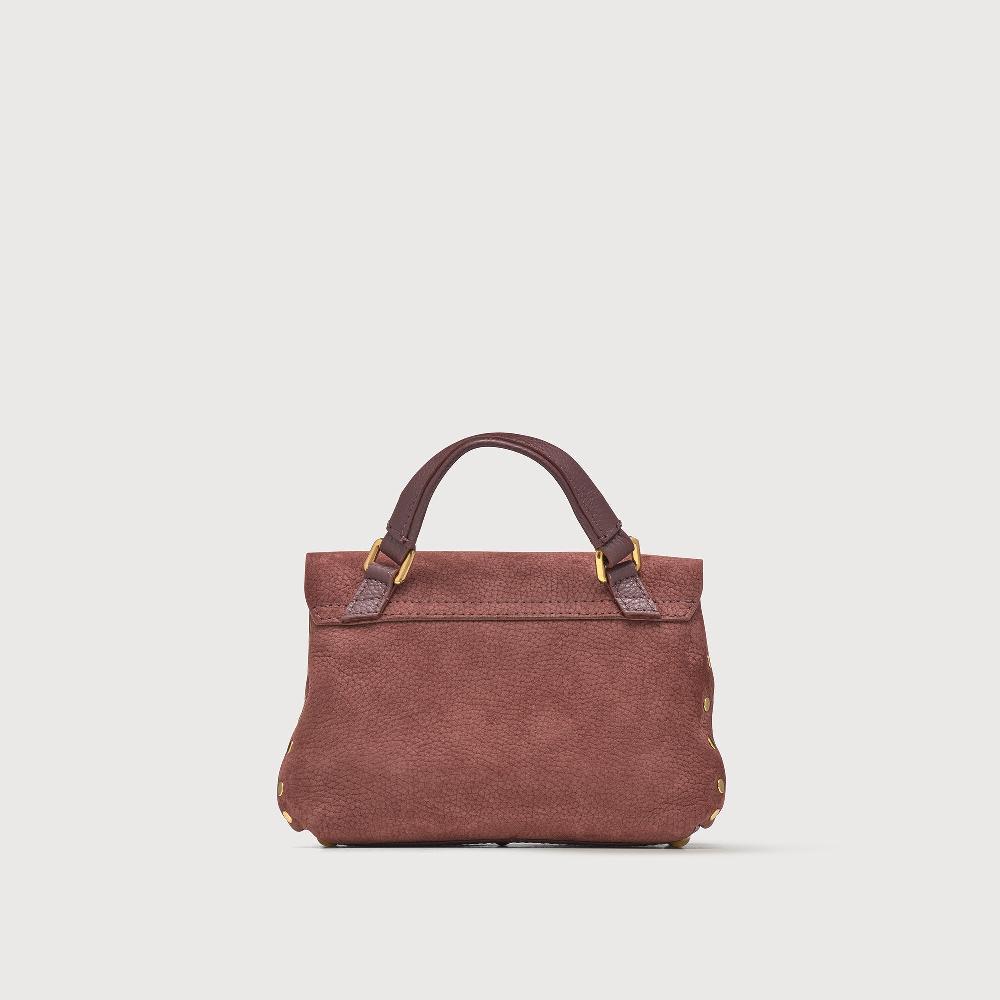Zanellato BORSA POSTINA® BABY IN PELLE NABUK RED BARBERA | Zanellato In Linea