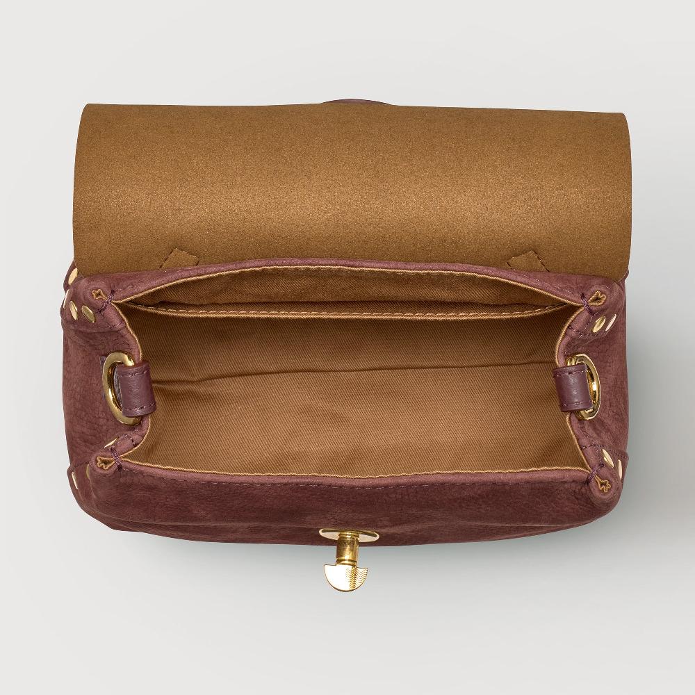 Zanellato BORSA POSTINA® BABY IN PELLE NABUK RED BARBERA | Zanellato In Linea