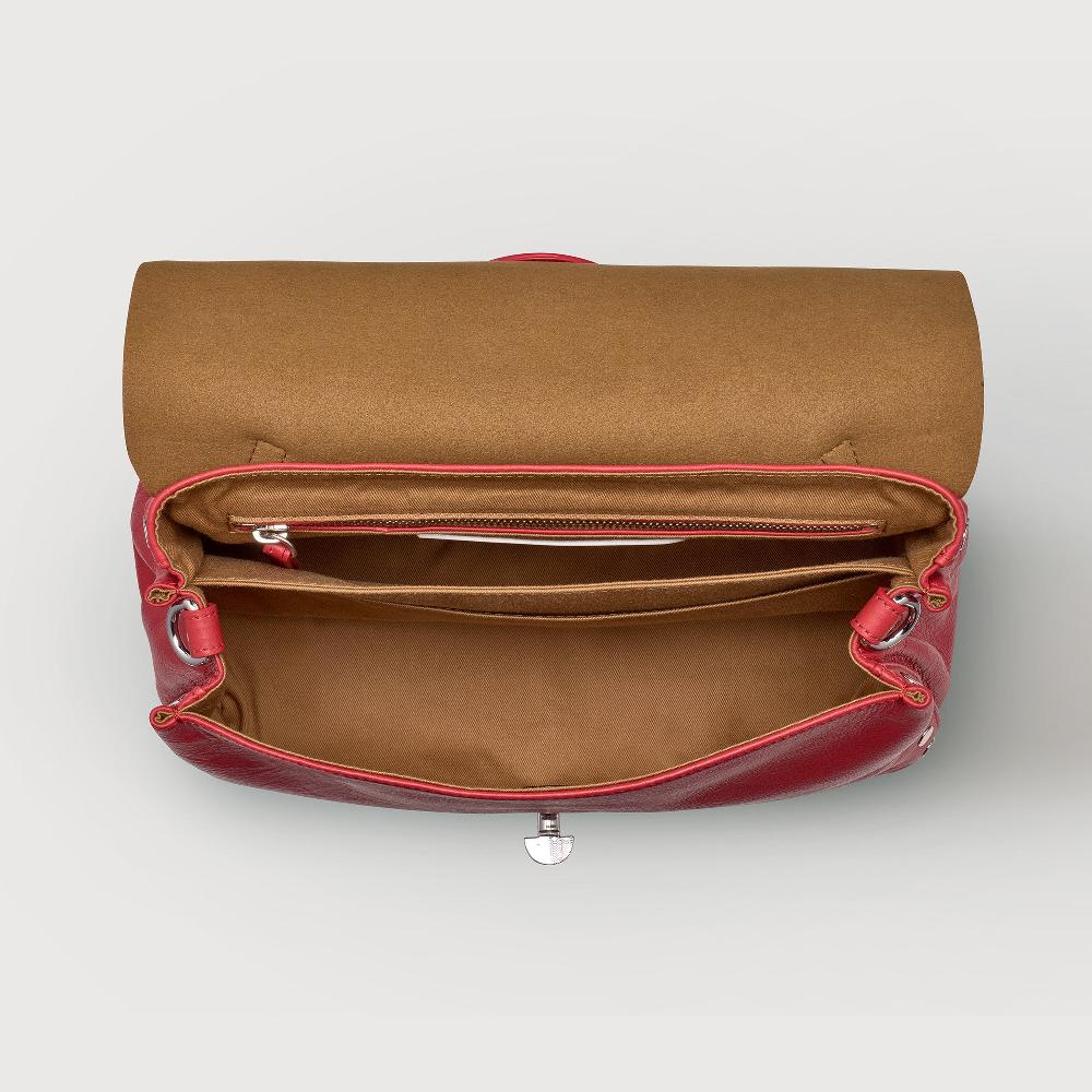 Zanellato BORSA POSTINA® SMALL IN PELLE LISCIA RED VALTELLINA | Zanellato Pezzi Unici