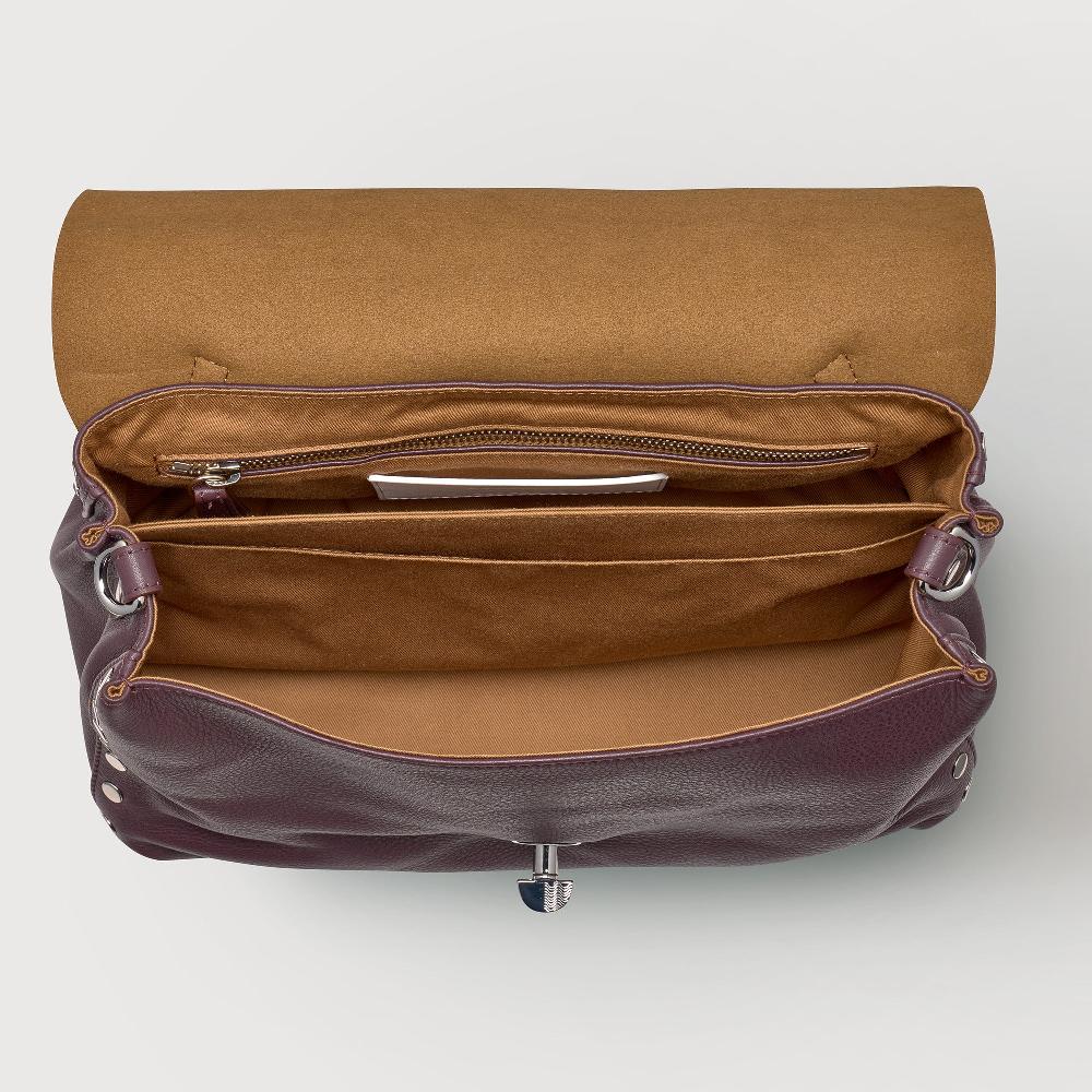 Zanellato BORSA POSTINA® SMALL IN PELLE LISCIA BROWN SANZENO | Zanellato Soddisfazione Garantita