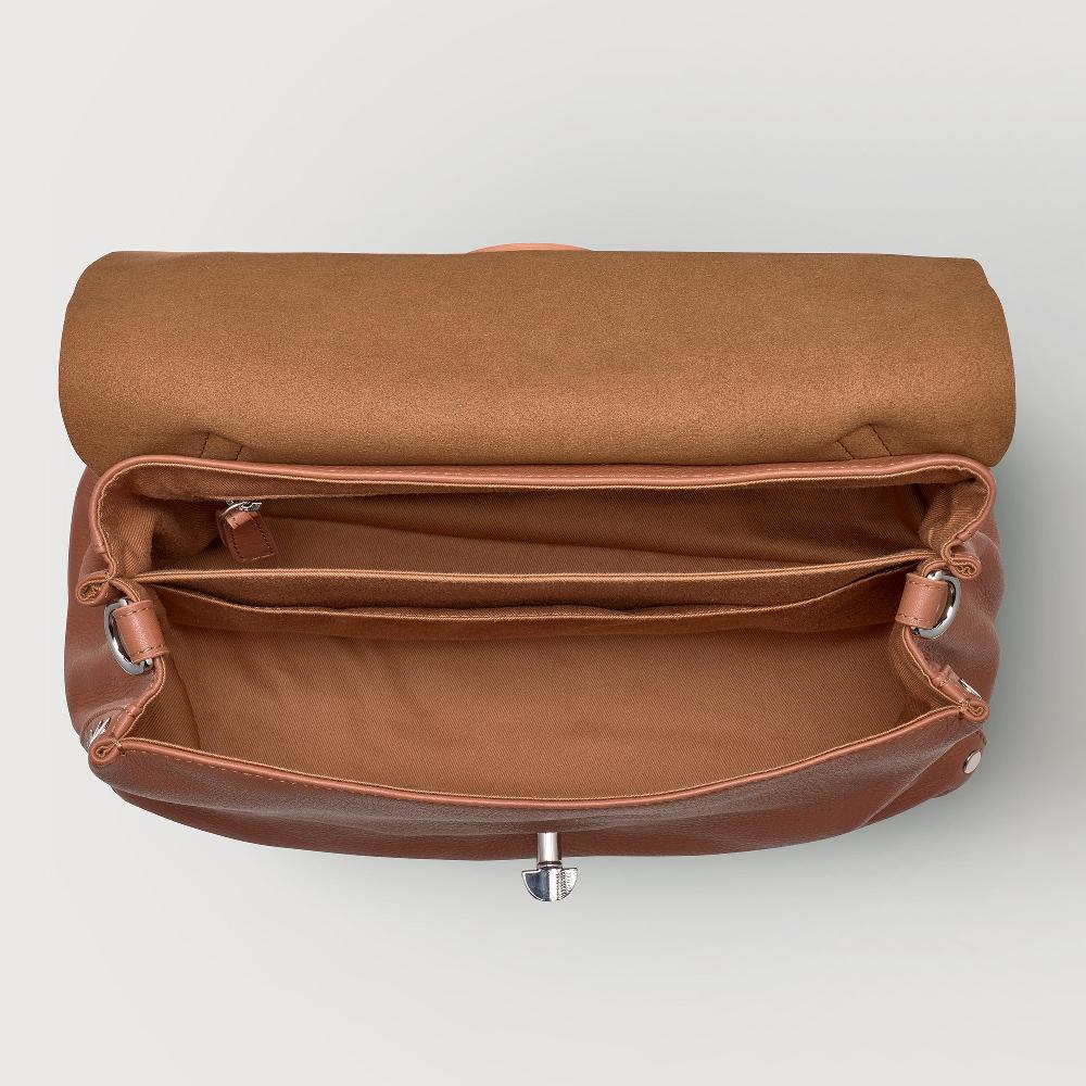 Zanellato BORSA POSTINA® SMALL IN PELLE LISCIA BEIGE GENCO | Zanellato Qualità Garantita