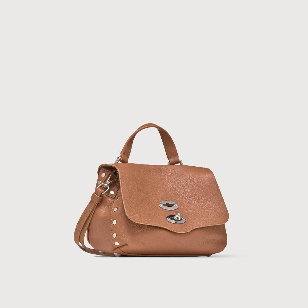 Zanellato BORSA POSTINA® BABY IN PELLE LISCIA BEIGE GENCO | Zanellato Negozi Online