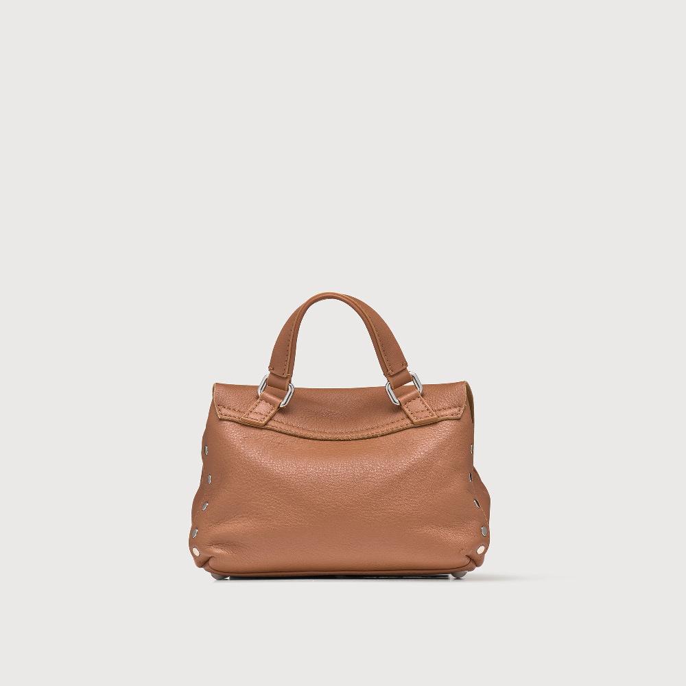 Zanellato BORSA POSTINA® BABY IN PELLE LISCIA BEIGE GENCO | Zanellato Negozi Online