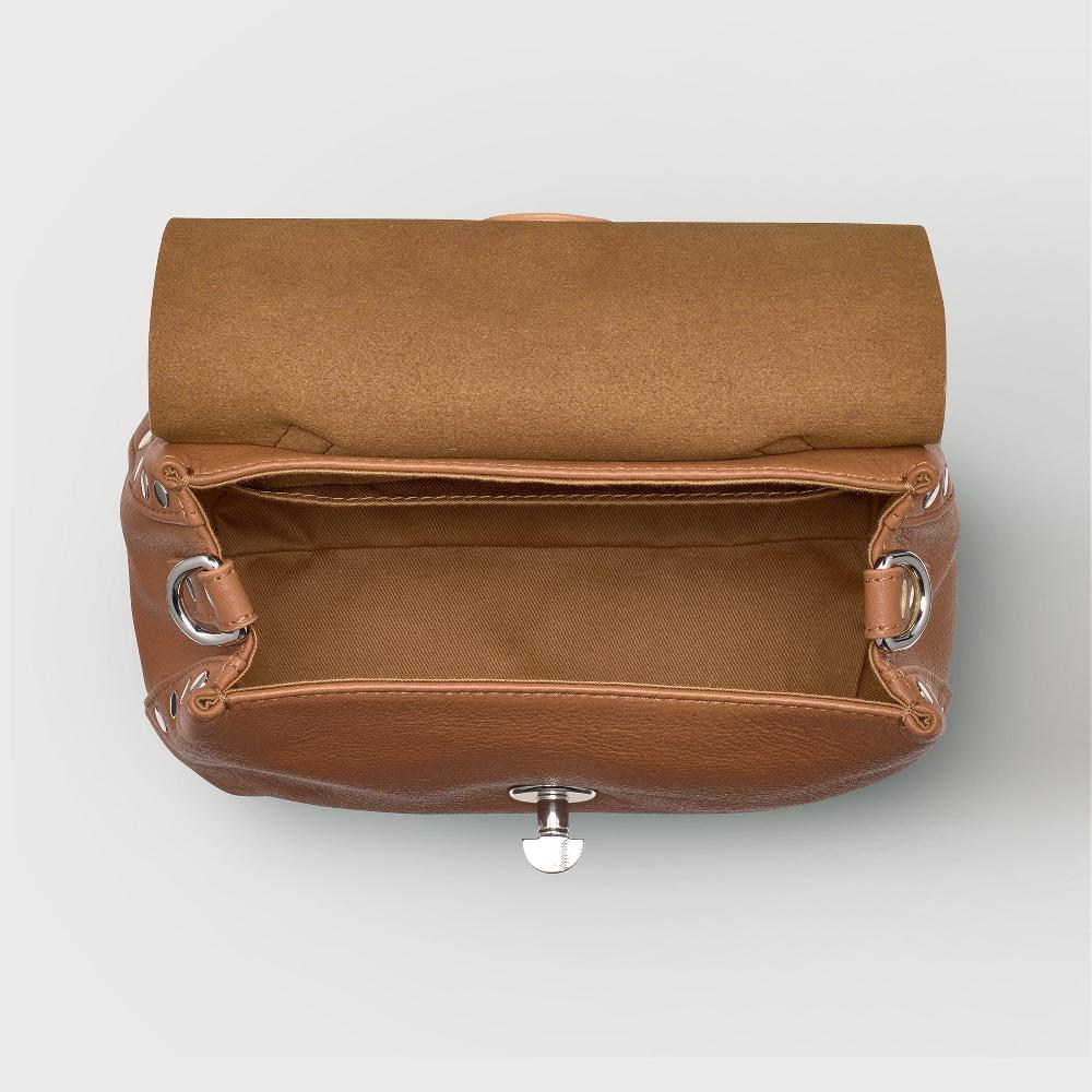 Zanellato BORSA POSTINA® BABY IN PELLE LISCIA BEIGE GENCO | Zanellato Negozi Online