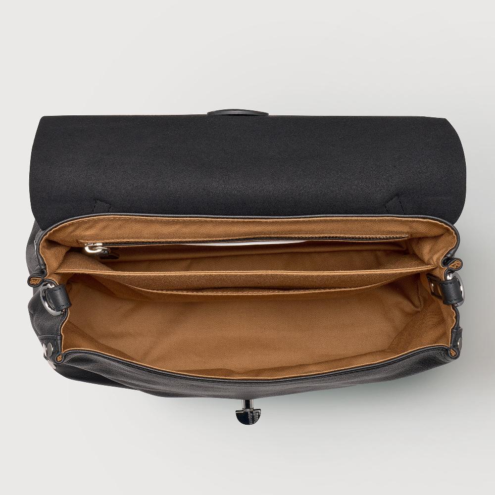 Zanellato BORSA POSTINA® SMALL IN PELLE LISCIA BLACK NERO | Zanellato Acquista Ora