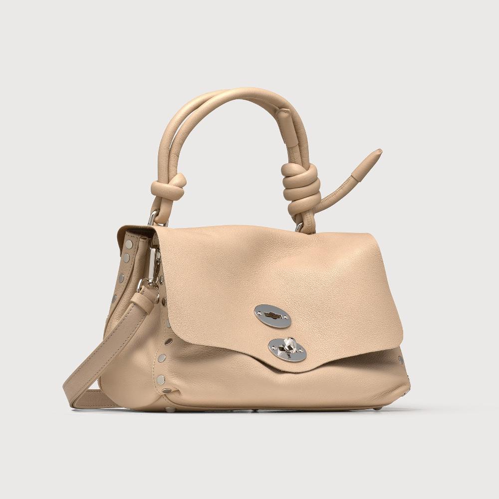 Zanellato BORSA POSTINA® SMALL IN PELLE LISCIA BEIGE BLOOM | Zanellato Promozione Limitata