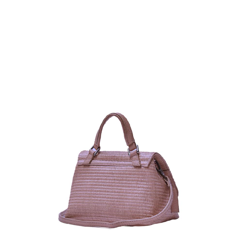 Zanellato BORSA POSTINA® BABY IN TESSUTO PAGLIA VIOLET MODENA | Zanellato Sconto