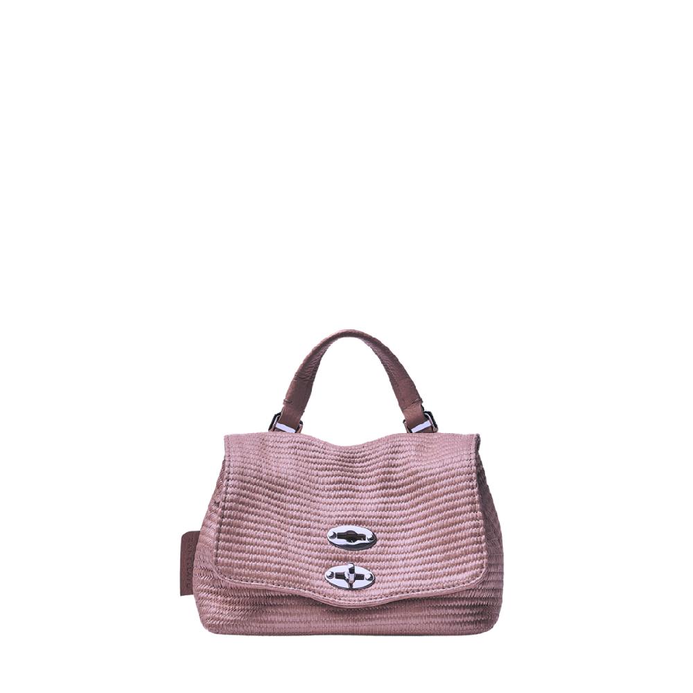 Zanellato BORSA POSTINA® BABY IN TESSUTO PAGLIA VIOLET MODENA | Zanellato Sconto