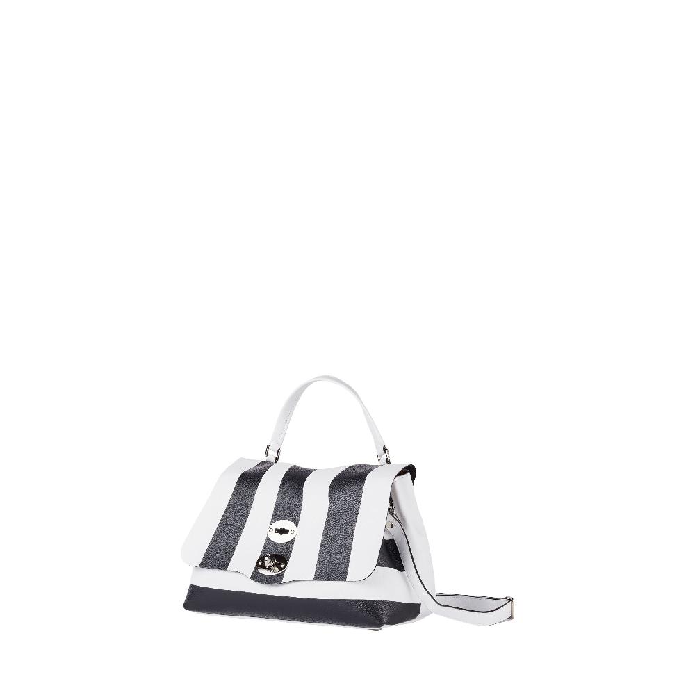 Zanellato BORSA POSTINA® SMALL IN PELLE MARTELLATA WHITE FORTE DEI MARMI | Zanellato Offerta