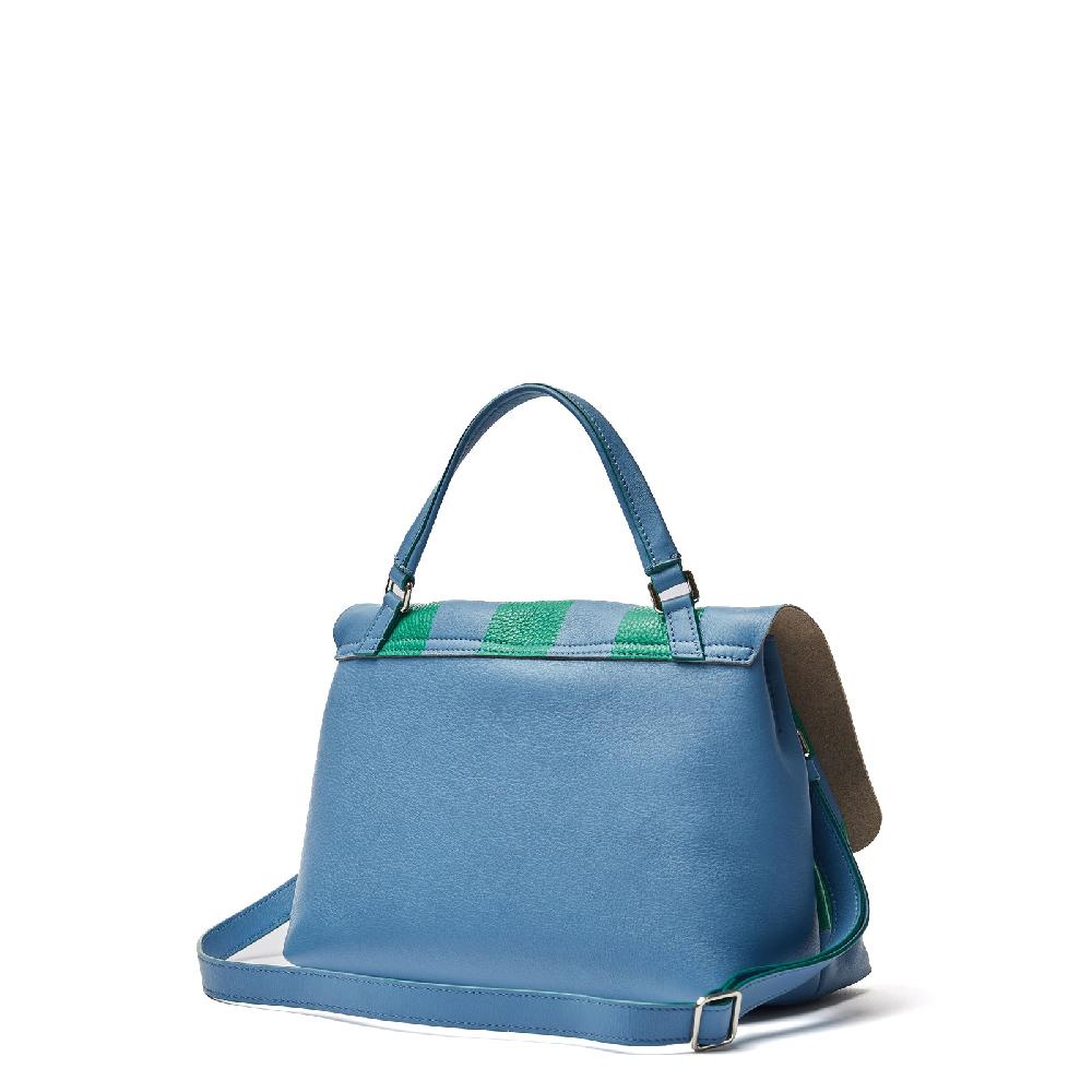 Zanellato BORSA POSTINA® SMALL IN PELLE MARTELLATA GREEN SMERALDO | Zanellato Online