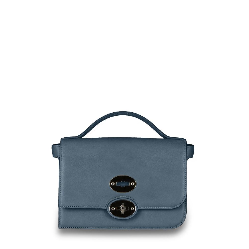 Zanellato BORSA ELLA UNICA IN PELLE LISCIA BLUE ATMOSFERA | Zanellato Saldi