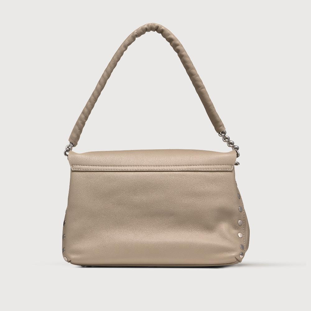Zanellato BORSA POSTINA® SMALL IN PELLE LISCIA GREY SASSONE | Zanellato Nuova