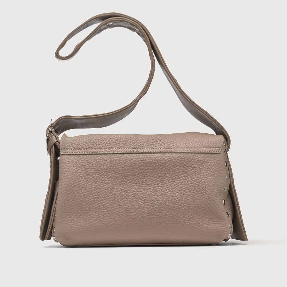Zanellato BORSA POSTINA® SMALL IN PELLE MARTELLATA GREY CENERINO | Zanellato Offerta speciale