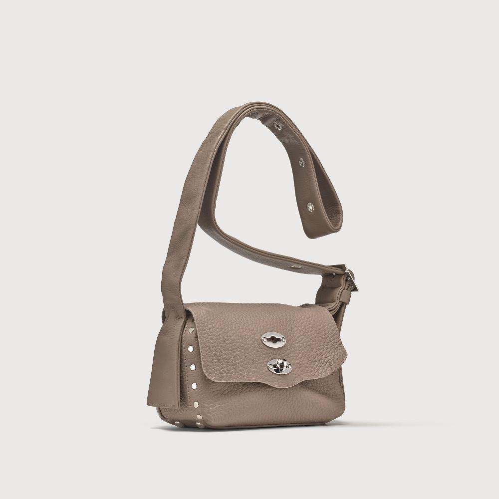 Zanellato BORSA POSTINA® BABY IN PELLE MARTELLATA GREY CENERINO | Zanellato Comprare a buon mercato