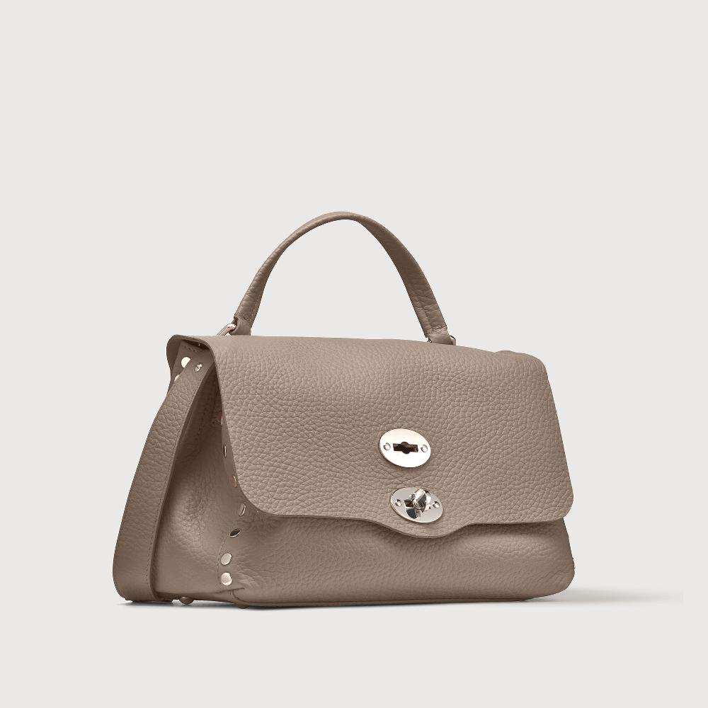Zanellato BORSA POSTINA® SMALL IN PELLE MARTELLATA GREY CENERINO | Zanellato 2025