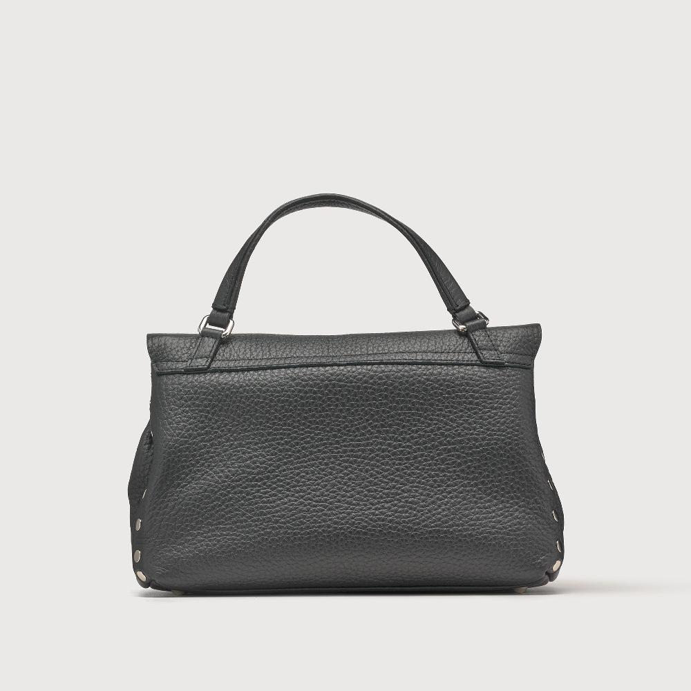 Zanellato BORSA POSTINA® SMALL IN PELLE MARTELLATA BLACK NERO | Zanellato Nuovo