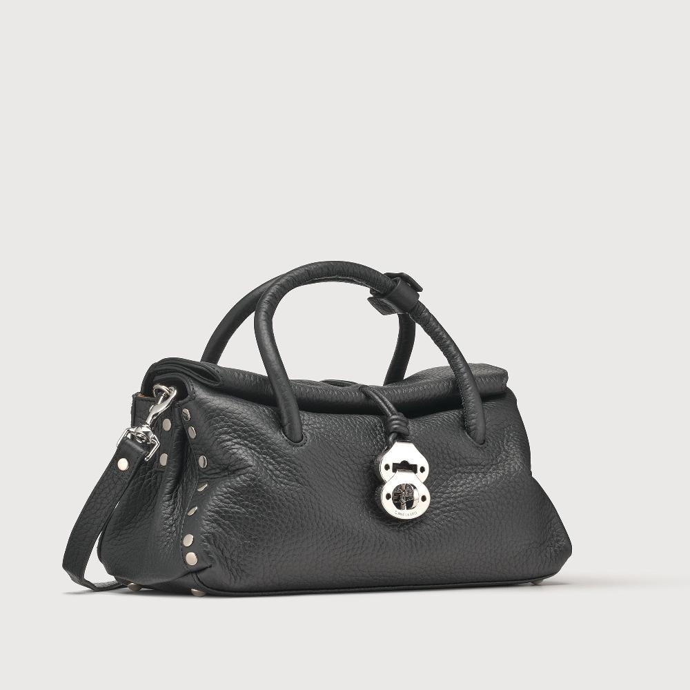 Zanellato BORSA DOTTA® SMALL IN PELLE MARTELLATA BLACK NERO | Zanellato Vendita