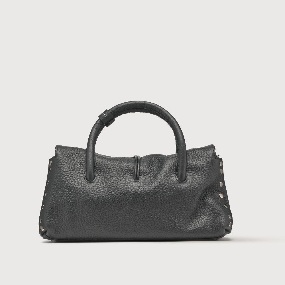 Zanellato BORSA DOTTA® SMALL IN PELLE MARTELLATA BLACK NERO | Zanellato Vendita