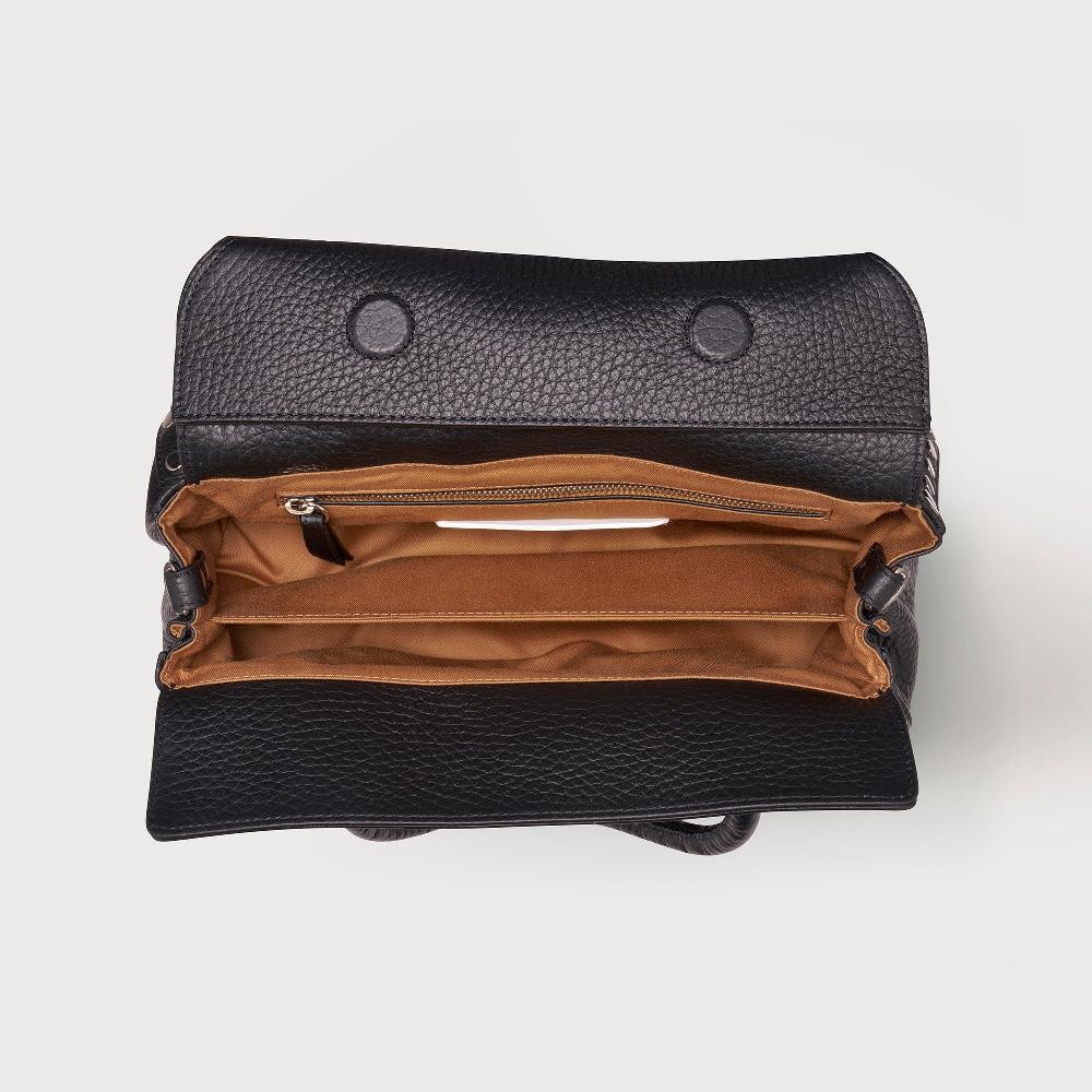 Zanellato BORSA DOTTA® SMALL IN PELLE MARTELLATA BLACK NERO | Zanellato Vendita