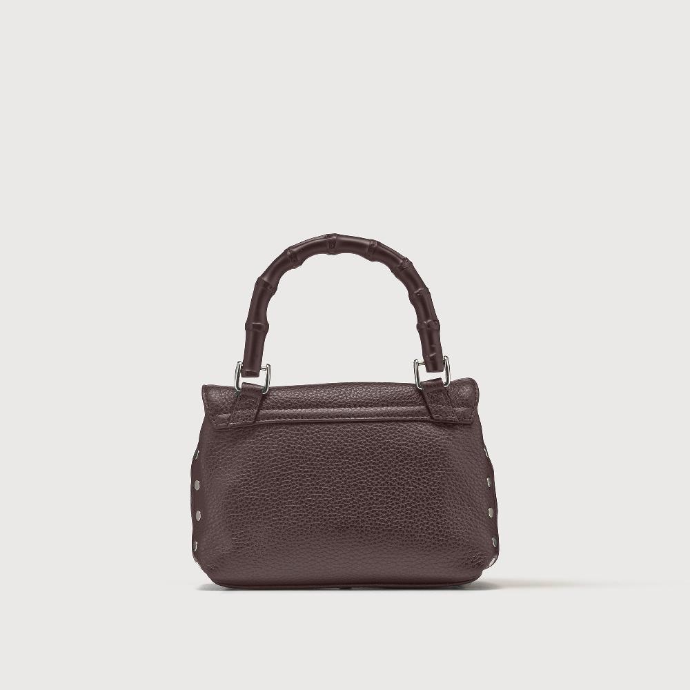 Zanellato BORSA POSTINA® BABY IN PELLE MARTELLATA BROWN MOCACCINO | Zanellato Consegna Veloce
