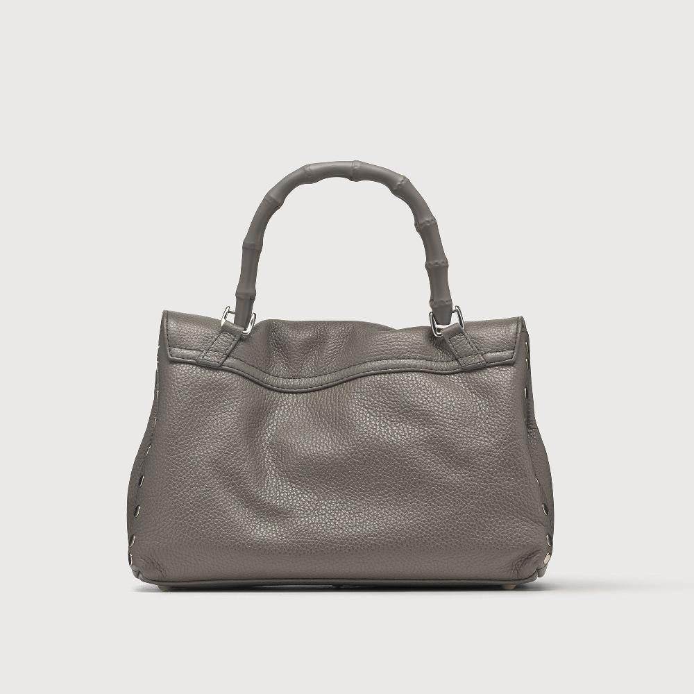 Zanellato BORSA POSTINA® SMALL IN PELLE MARTELLATA GREY MONTEBIANCO | Zanellato Promozione Limitata