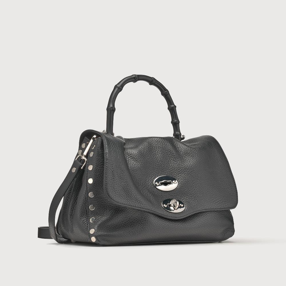 Zanellato BORSA POSTINA® SMALL IN PELLE MARTELLATA BLACK NERO | Zanellato Fino Al -60%