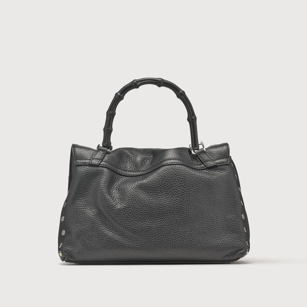 Zanellato BORSA POSTINA® SMALL IN PELLE MARTELLATA BLACK NERO | Zanellato Fino Al -60%