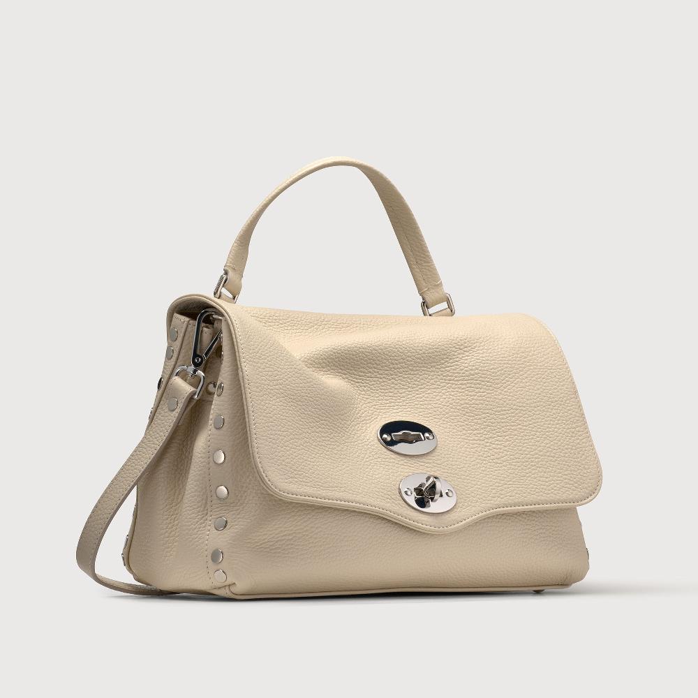 Zanellato BORSA POSTINA® SMALL IN PELLE MARTELLATA WHITE BIANCONE | Zanellato Affare Del Giorno
