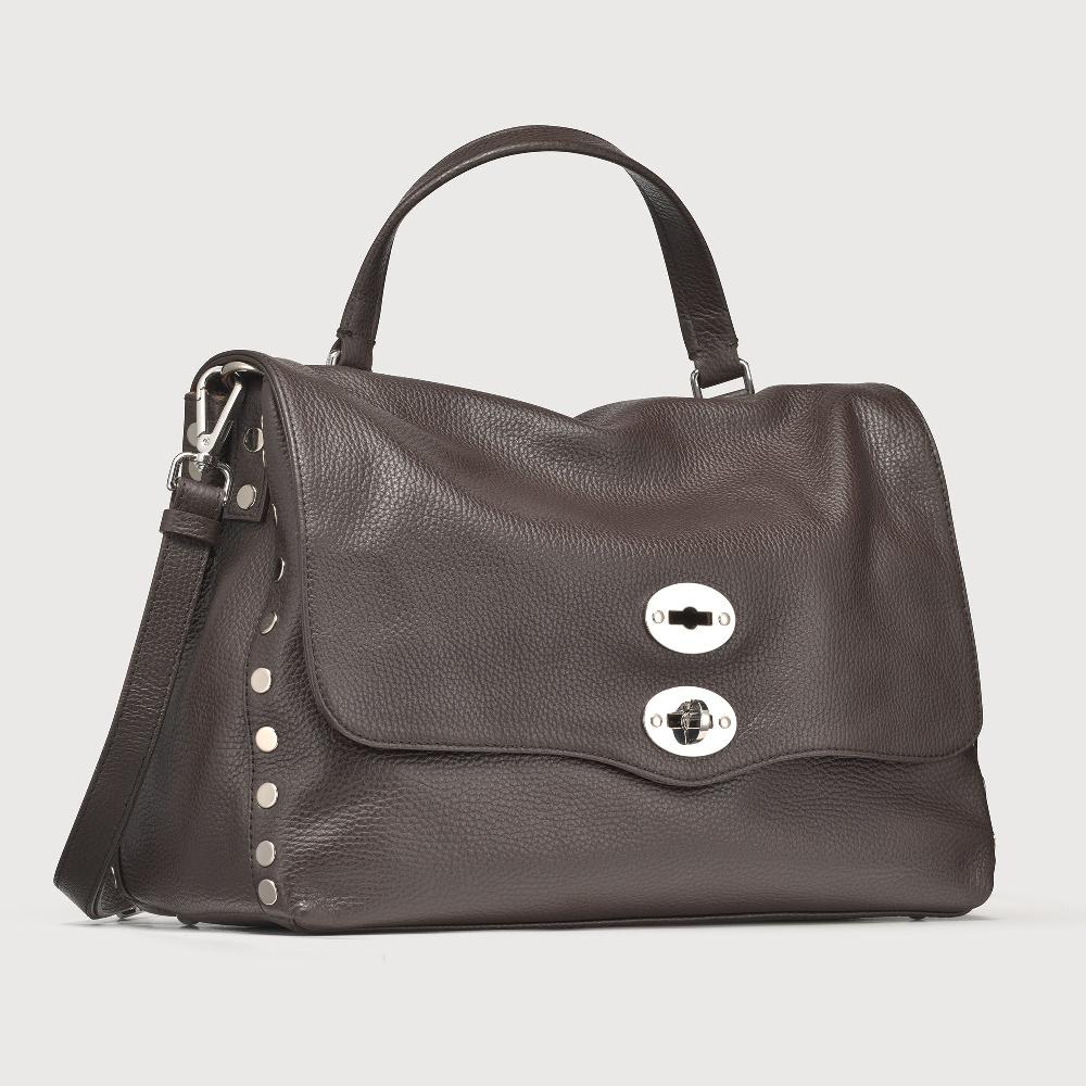 Zanellato BORSA POSTINA® MEDIUM IN PELLE MARTELLATA BROWN MOCACCINO | Zanellato Prezzo Ridotto