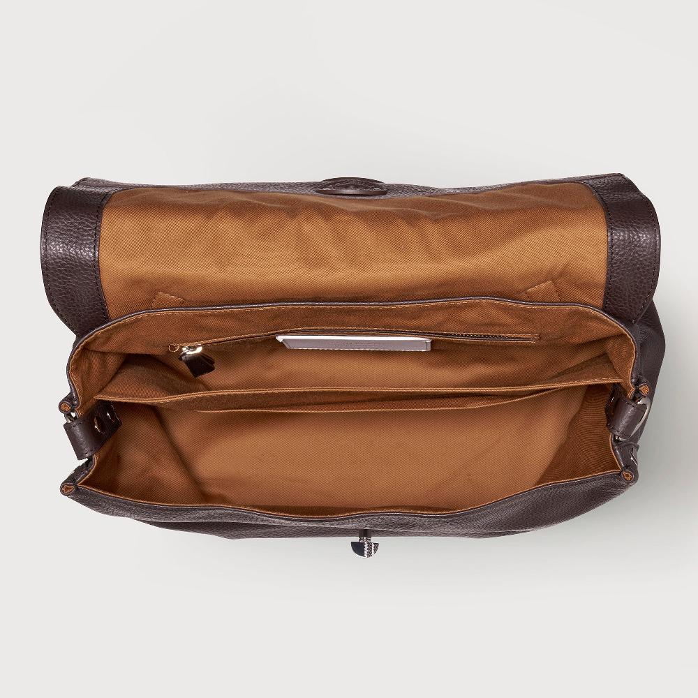 Zanellato BORSA POSTINA® MEDIUM IN PELLE MARTELLATA BROWN MOCACCINO | Zanellato Prezzo Ridotto