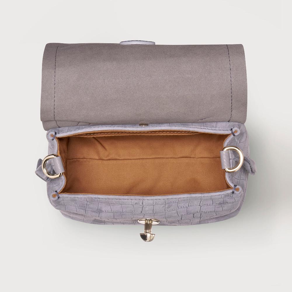 Zanellato BORSA POSTINA® BABY IN PELLE NABUK GREY PIOGGIA | Zanellato Sconto