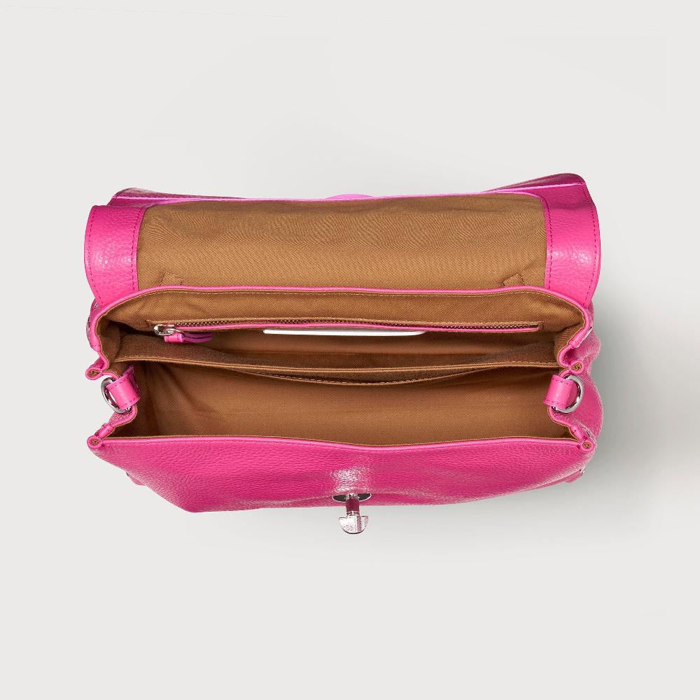 Zanellato BORSA POSTINA® SMALL IN PELLE MARTELLATA PINK ORCHIDEA | Zanellato Economico